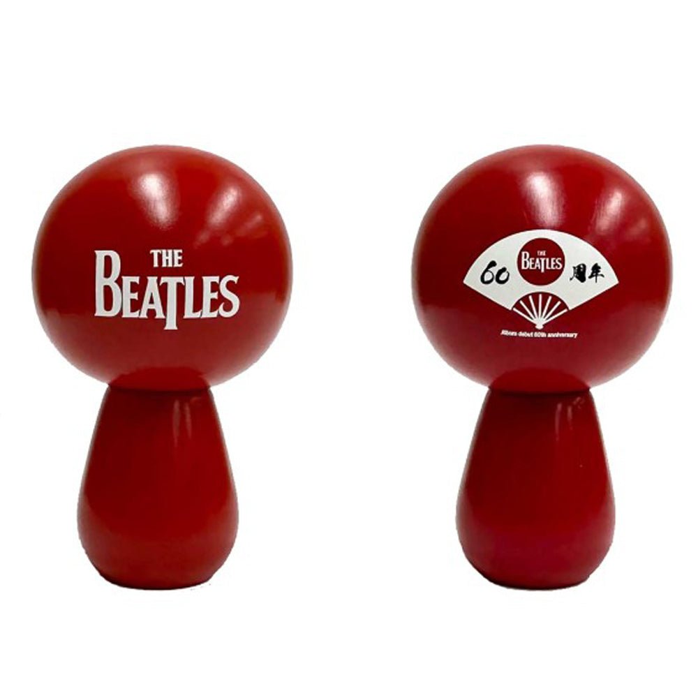 THE BEATLES ビートルズ (結成 65周年 ) - meets Japanese traditional craft Album debut 60th anniversary / こけし / 小 / 赤色 / インテリア置物 - PGS